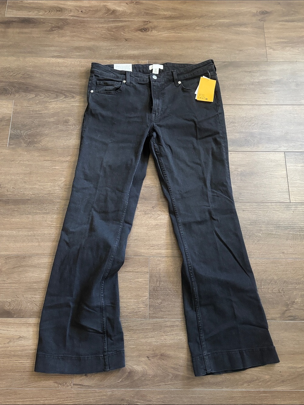 Black bootcut regular waist full length Jeans - never worn tags still on!